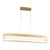Pendente Glitter em Metal Dourado e Vidro Led 20W Bella HC009S