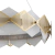 Pendente Losanghe em Metal Dourado e Acrílico Ø80cm 68W Bella EG002L - Impacta Light & Decor