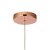Pendente Otto em Vidro e Metal Cobre Ø19cm 9W Bella JO006E na internet