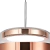 Pendente Otto em Vidro e Metal Cobre Ø19cm 9W Bella JO006E - Impacta Light & Decor