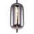Pendente Três em Metal Preto e Vidro Fumê Ø22cm Bella HC014 - Impacta Light & Decor