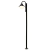 Poste em Metal Preto 2,20mts 1xE27 Ideal PA-28/1