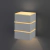 Arandela Flash em Metal Branco 10x11cm 1xG9 Ideal 985-TV