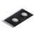 Spot de Embutir No Frame em Metal Branco/Preto 2xMR16 210/2