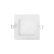Painel de Led Embutir Quadrado em Metal Branco 11,7x11,7cm 6W 3000K - Opus 30104