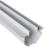 Perfil de Embutir No Frame em Metal Branco 3mts PF-3055/3