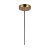Pendente Pingo em Metal Bronze e Vidro Ø18cm Bella TR001 na internet