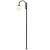 Poste Solarium em Metal Preto 2,75mts 1xE27 Ideal P-21