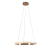 Pendente Oca em Metal Dourado e Acrílico Ø60cm 54W Bella GD002