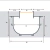 Perfil de Embutir No Frame em Metal Branco 3mts PF-3055/3 - comprar online