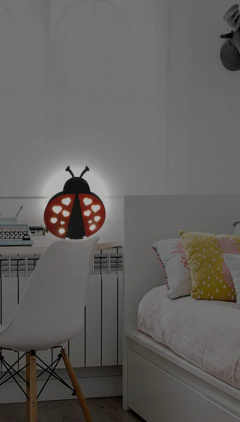 Velador LADYBUG - Somos de Madera
