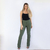Calça Flare Prada - Verde