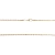 Corrente Cordão Baiano (40cm) 2mm Folheado Ouro