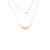 Gargantilha (45cm) Asas Folheado Ouro