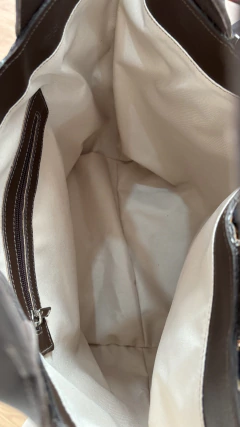 Bolsa Saco Couro Legítimo Mercê Oncinha