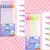 Set x6 lapiceras de gel Kawaii