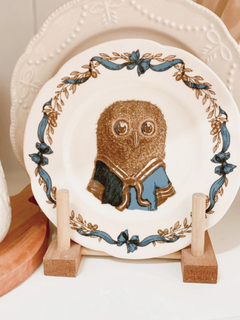 Plato Ilustrado Buho