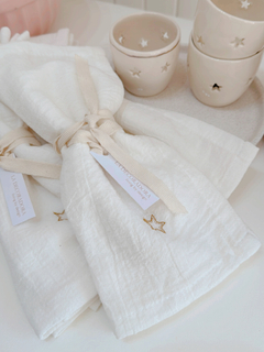 Servilleta Star pack x2 white
