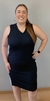 VESTIDO CANELADO/LISTRAS - comprar online