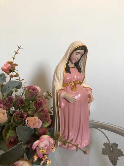 Nossa Senhora na espera gravida 22cm - comprar online