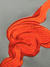 Soul Scars, Fluor Orange, 2021, Acrylic on handmade paper with cotton fiber, 2,86x3,21ft, finished with frame - guicalil