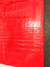 Soul Scars, Orange, 2021, Acrylic on handmade paper with cotton fiber, 2,86x3,21ft, finished with frame on internet