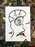 Maia, 2019, Clear Pink, Acrylic on paper, 240g/m2, 0,69x0,99m, without frame - buy online