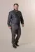 Calça Masculina Elastano Plus Size Chumbo Bivik Jeans