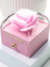 Imagem do Caixa Para Presente Com Design De Flor Rosa Para Colar/anéis