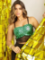 Cropped Sereia Metalizado Carnaval