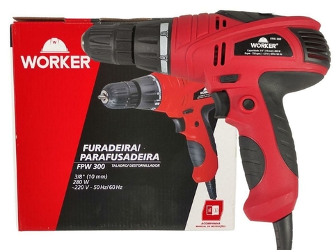FURADEIRA / PARAFUSADEIRA WORKER 280W 127V