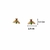 Brincos Besouro Folheado - comprar online