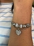 Pulseira Folheada Prata Berloques