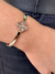 Bracelete Verniz Trevo Niquel