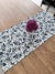 Trilho Tricoline - Floral Azul Petróleo - comprar online