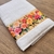 Toalha de Banho Barrado Branca - Floral mod1 - comprar online