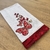 Pano de Copa Sacaria Branca Patchwork -Borboleta Vermelha - comprar online