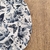 Jogo Americano Redondo Tricoline - Floral Azul petróleo na internet