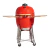 Parrilla Kamado Bbq Grill Kadu K21 Ahumador Ceramico Rojo con funda