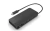 Dock de viaje Lenovo negro con múltiples puertos USB y conexión USB-C |PC Hard Store Argentina