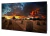 Pantalla Samsung VMB-U55" Serie Videowall mostrando un paisaje al atardecer con pacas de heno en un campo | PC Hard Store Argentina