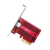 Placa de red TP-LINK PCI-E 10GB color rojo con disipador de calor |PC Hard Store Argentina