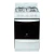 Cocina Escorial Palace Cristal A Gas Natural 4 Hornallas Blanca 220v Puerta Con Visor 50l
