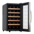 Cava De Vinos Vondom Linea Acero 18st 18 Botellas Color Negro - comprar online