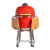 Parrilla Kamado Bbq Grill Kadu K25 Ahumador Ceramico Rojo con funda - comprar online
