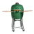 Parrilla Kamado Bbq Grill Kadu K21 Ahumador Ceramico Verde con funda en internet