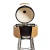 Parrilla Kamado Bbq Grill Kadu K23 Ahumador Ceramico Negro con funda - Pc Hard Store