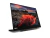 Monitor portátil Lenovo M14T táctil de 14 pulgadas con pantalla encendida mostrando imagen de paisaje volcánico | PC Hard Store Argentina