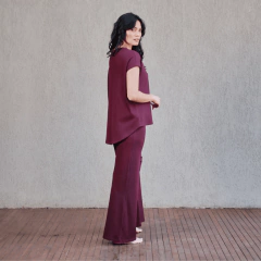 Calça Canelada Ondas