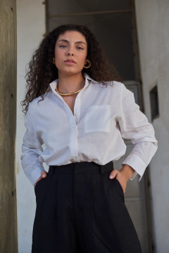 Camisa Linho Oversized - loja online